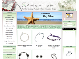 Screenshot of Silver Jewellery