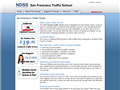 Screenshot of Online Traffic School San Francisco