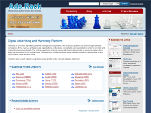 Screenshot of Website Marketing