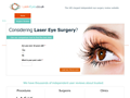 Screenshot of LASIK Laser Eye Surgery Clinic UK 