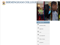 Screenshot of Birmingham College