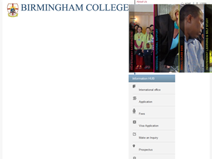 Screenshot of Birmingham College