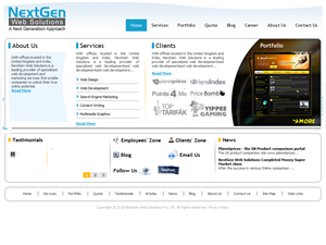 Screenshot of Internet Marketing Company