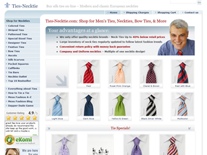 Screenshot of Mens' Ties