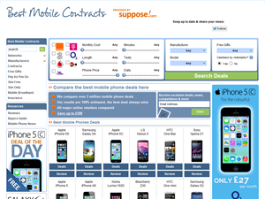 Screenshot of Best Mobile Contracts