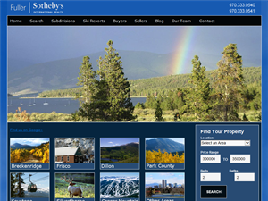 Screenshot of Breckenridge CO Real Estate