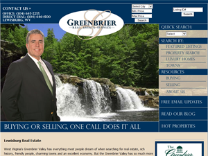 Screenshot of Alderson Real Estate