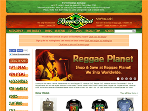 Screenshot of Your Source For All Things Reggae