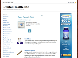 Screenshot of Dental Resources