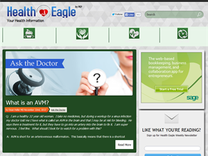 Screenshot of Health Eagle