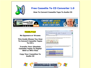 Screenshot of Cassette To CD Converter