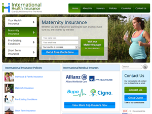 Screenshot of Medical Insurance for Expatriates