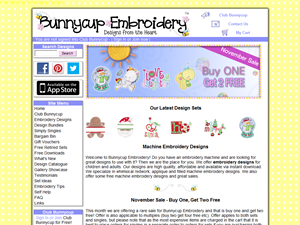 Screenshot of Free Embroidery Designs