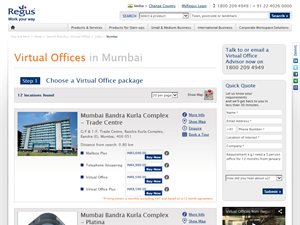 Screenshot of Virtual Office in Mumbai