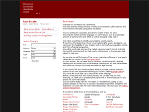 Screenshot of Real Estate Costa Brava, Spain