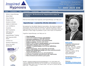 Screenshot of Hypnotherapist in London