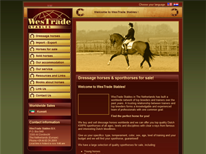 Screenshot of Sporthorses for Sale