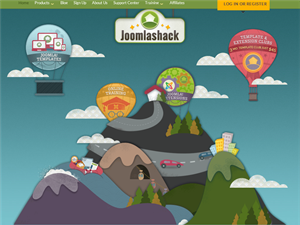 Screenshot of Template for Joomla