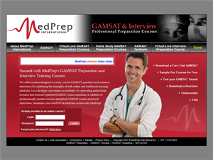 Screenshot of Medical School Entrance Preparation Courses