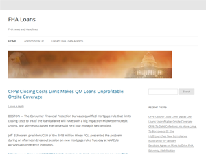 Screenshot of Find FHA Loans