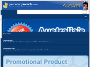 Screenshot of Promotional and Corporate Products