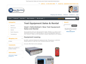 Screenshot of Micro Precision Test Equipment - Used