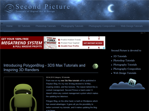 Screenshot of Photography Composition and Web Design