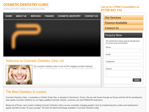 Screenshot of Dentist London