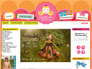 Screenshot of Boutique Clothing For Girls