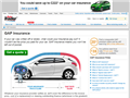 Screenshot of Gap Insurance from Auto Trader