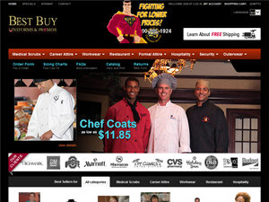 Screenshot of Chef Uniforms