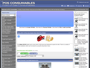 Screenshot of  POS Consumables