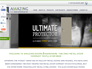 Screenshot of Commercial Door Hardware North Miami Beach