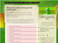 Screenshot of Energy Audit