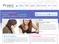 Screenshot of Pryers Solicitors