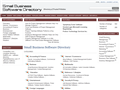 Screenshot of Small Business Software Directory