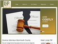 Screenshot of Divorce Lawyers Monmouth County NJ