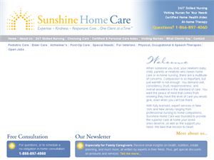 Screenshot of Pediatric Home Care New York