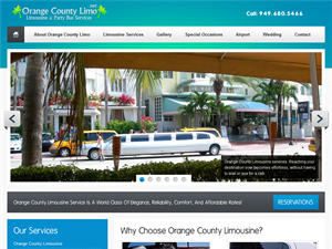 Screenshot of Orange County Limousine Service