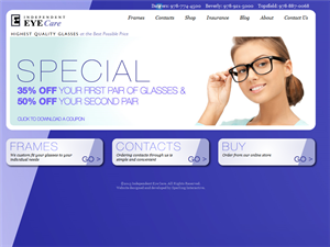 Screenshot of Independent Eye Care