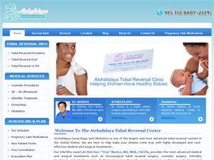 Screenshot of Morgan City Tubal Reversal Centers