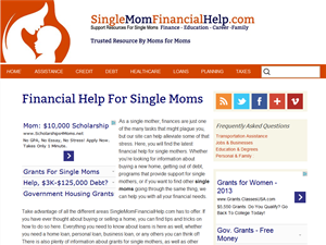 Screenshot of Help for Single Mothers