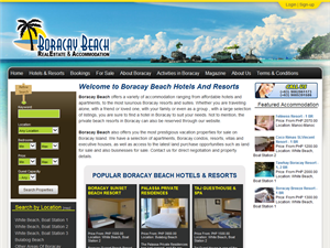 Screenshot of Boracay Island Real Estate 