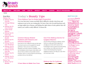 Screenshot of Free Beauty Tips 