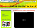 Screenshot of Nutritional Supplement Reviews