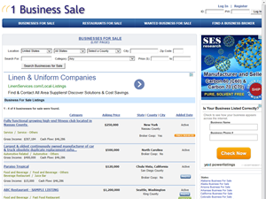 Screenshot of Businesses For Sale