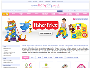 Screenshot of Baby Bjorn Carriers UK