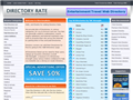 Screenshot of Directory Lists and Resources for Webmasters