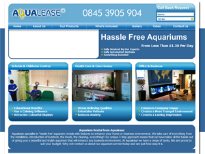 Screenshot of Aquarium Rental