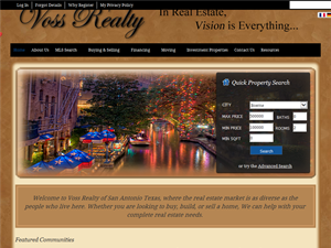 Screenshot of San Antonio Real Estate